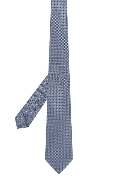 Шелковый галстук ZEGNA голубого цвета по цене 28350 руб., арт. Z2D10T/18B, фото 2 Шелковый галстук ZEGNA, арт. Z2D10T/18B, фото 2