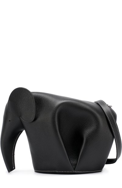 Сумка elephant LOEWE черного цвета по цене 72350 руб., арт. 199.30.M93, фото 5 Сумка elephant LOEWE, арт. 199.30.M93, фото 5