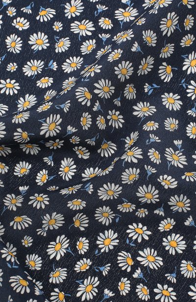 Шелковый платок LANVIN синего цвета по цене 6515 руб., арт. 2915/HANDKERCHIEF, фото 2 Шелковый платок LANVIN, арт. 2915/HANDKERCHIEF, фото 2