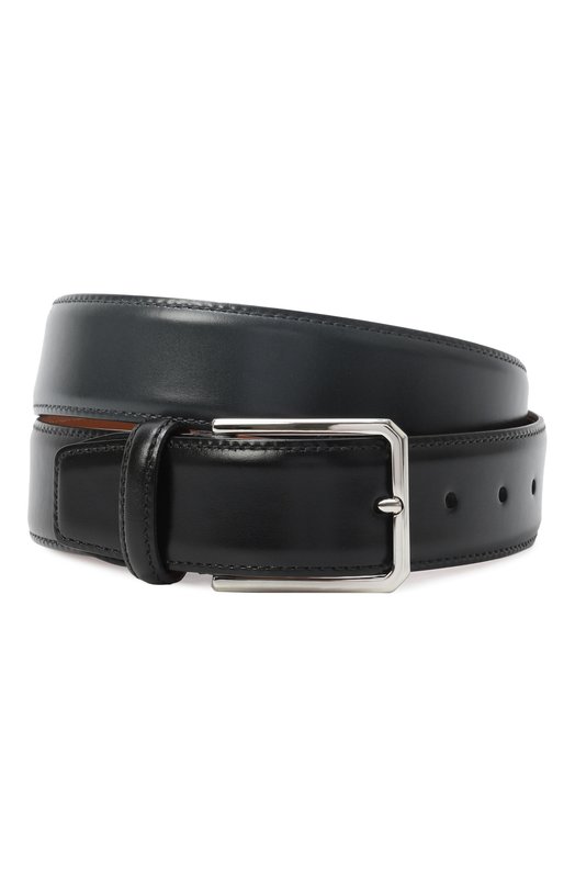 Кожаный ремень Santoni CM35VC003B91EVSY Синий CM35VC003B91EVSY