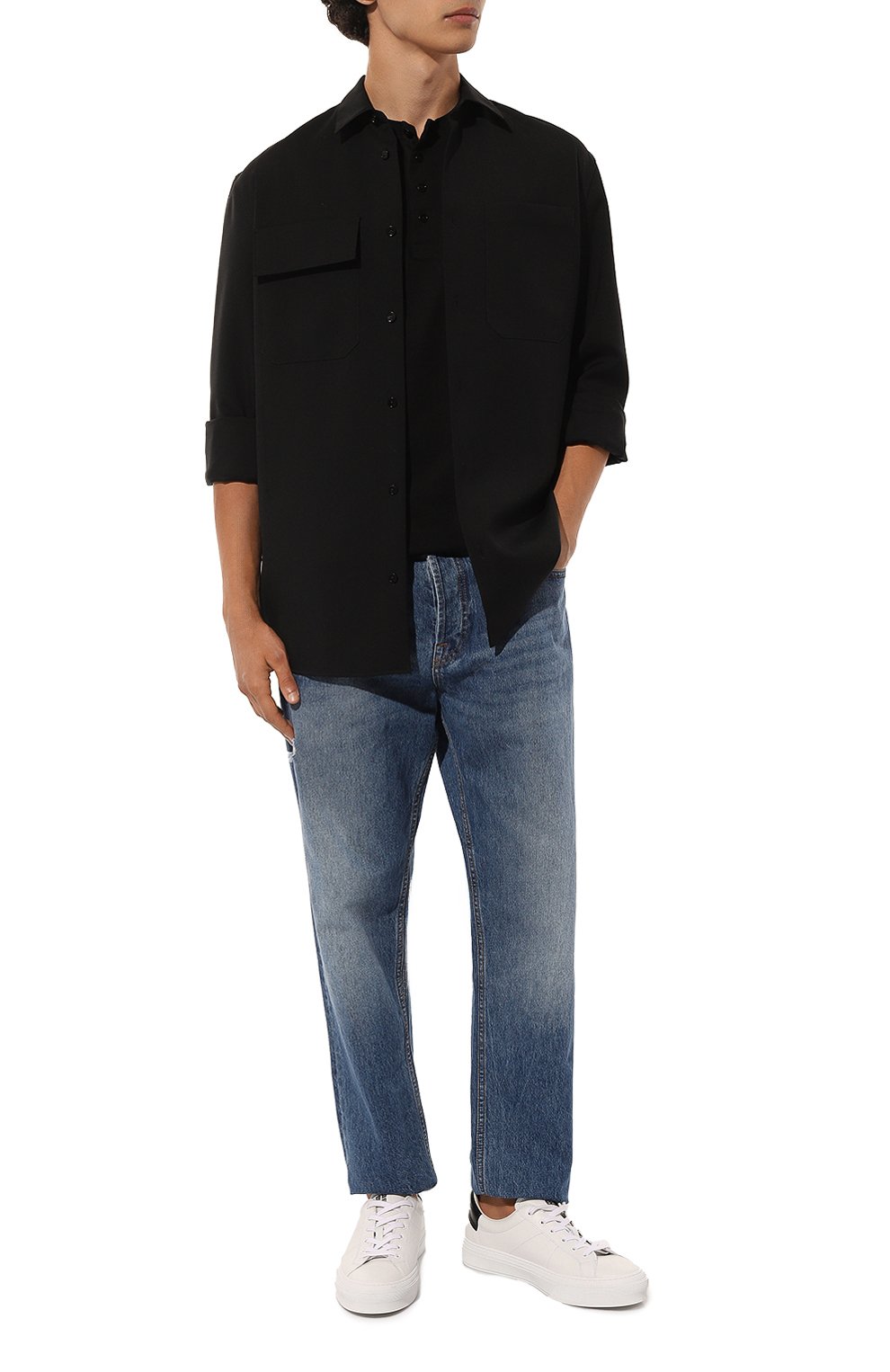 Хлопковая футболка-хенли TOM FORD, арт. TFJ957/BY402, фото 2