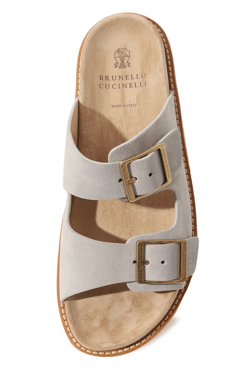 Замшевые шлепанцы urban BRUNELLO CUCINELLI, арт. MZUSILY235, фото 6