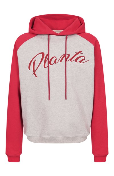Женская хлопковое худи PLANTA ROSA, арт. PR/H/REDCLASSIC/470