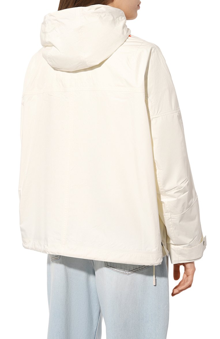Женская комплект из двух курток YS ARMY PARIS белого цвета, арт. 22EFV04964M32W | Фото 4 (Длина (верхняя одежда): Короткие; Рукава: Длинные; Стили: Спорт-шик; Кросс-КТ: Куртка, Утепленные; Автоматизация состава: Проставлено; Автоматизация ТО: Проставлено)