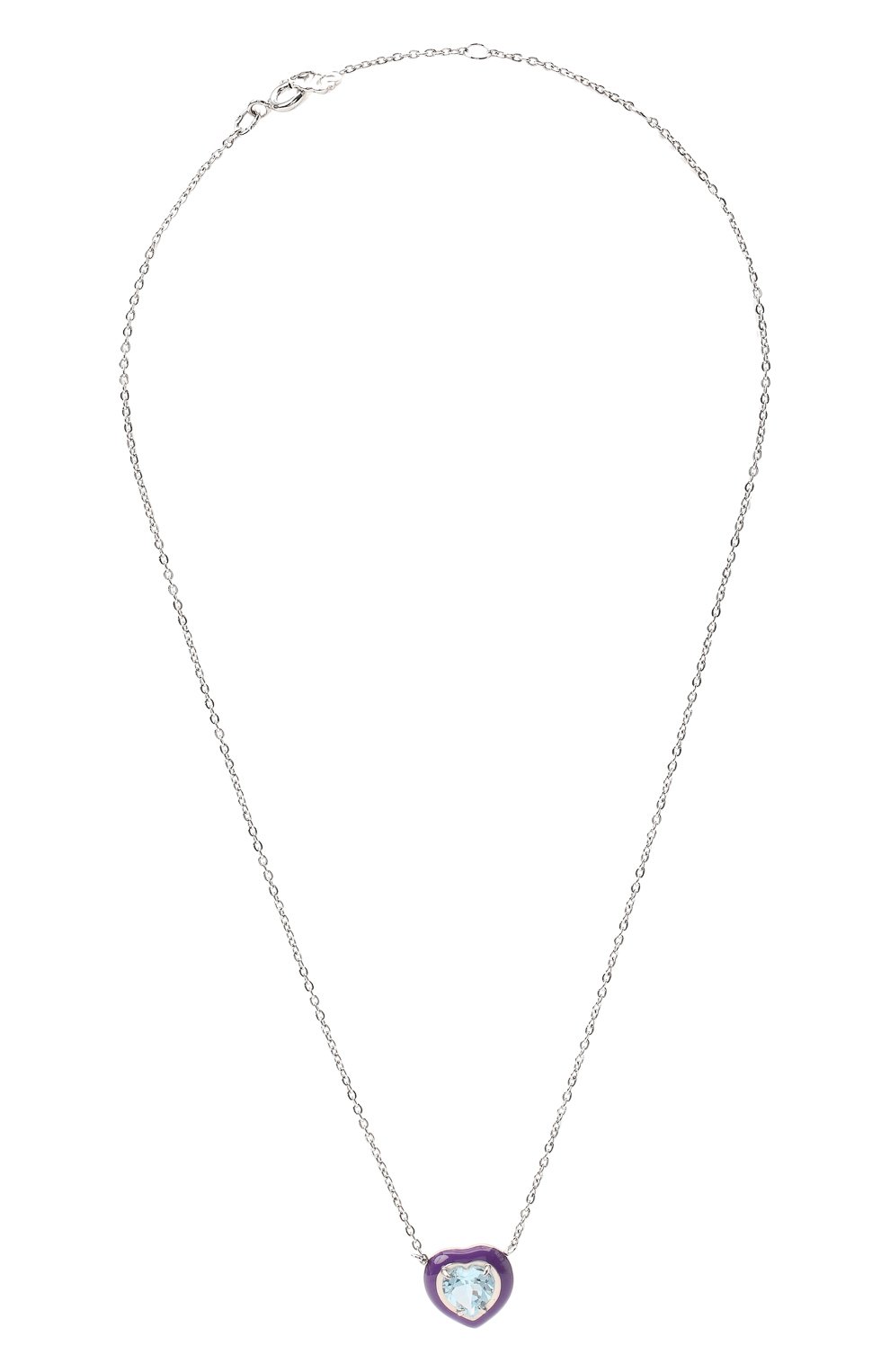 Подвеска с топазом и баклажановой эмалью courage MOONKA, арт. crg-nl1-tpz, фото 1