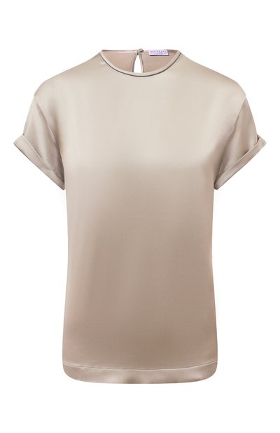 Женский шелковый топ BRUNELLO CUCINELLI, арт. M0C59B1008
