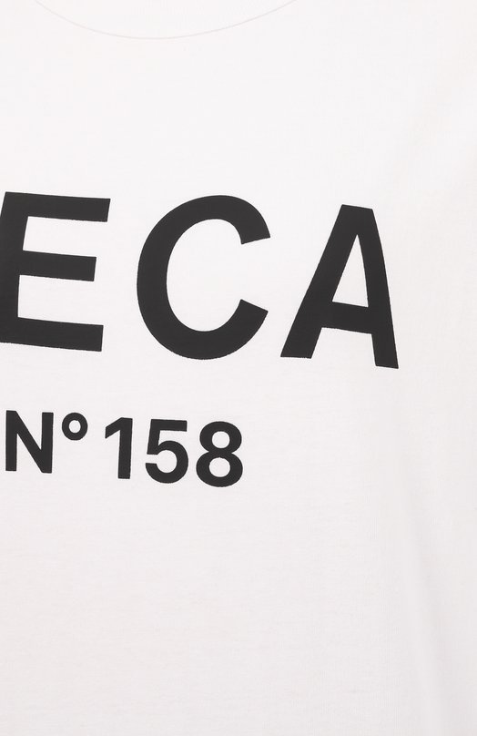 Хлопковая футболка AECA WHITE AWCMSSBBTTSST005A2.WHITE/BLACK (M) Белый  AWCMSSBBTTSST005A2.WHITE/BLACK (M) Фото 6
