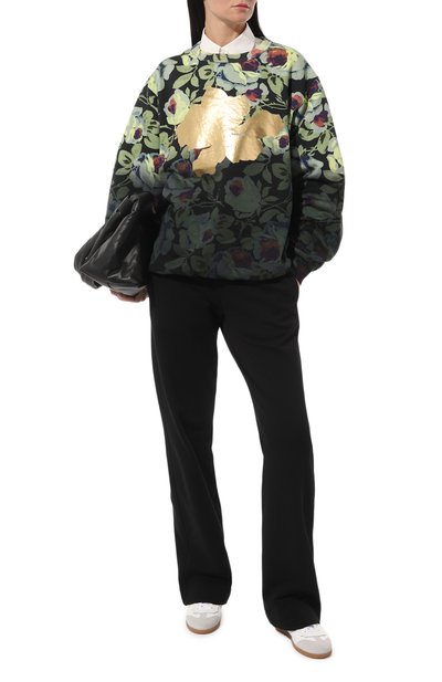 Хлопковый свитшот DRIES VAN NOTEN разноцветного цвета по цене 57850 руб., арт. 232-011127-7643, фото 2 Хлопковый свитшот DRIES VAN NOTEN, арт. 232-011127-7643, фото 2