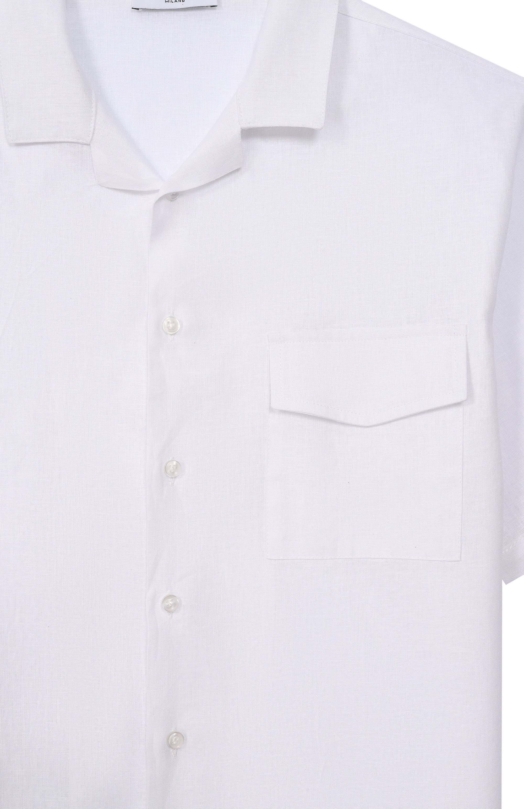 Рубашка изо льна и хлопка PAOLO PECORA MILANO, арт. PP4340_001, фото 3