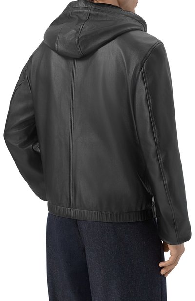 Кожаный бомбер DOLCE & GABBANA, арт. G9ZY6L/GK311, фото 4