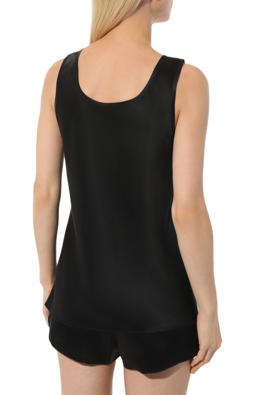 Шелковый топ Eva B.Bitzer 27318232 Чёрный  27318232 Фото 4