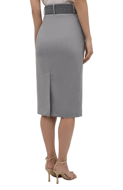 Шерстяная юбка BRUNELLO CUCINELLI, арт. ME226G3147, фото 4