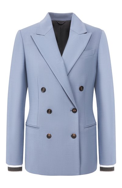 Женский двубортный жакет BRUNELLO CUCINELLI, арт. MB5218736P
