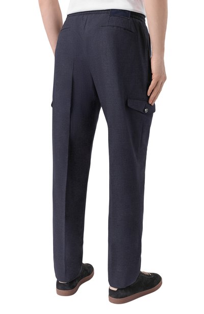 Шерстяные брюки KITON, арт. UPLACTRK0170H03, фото 4