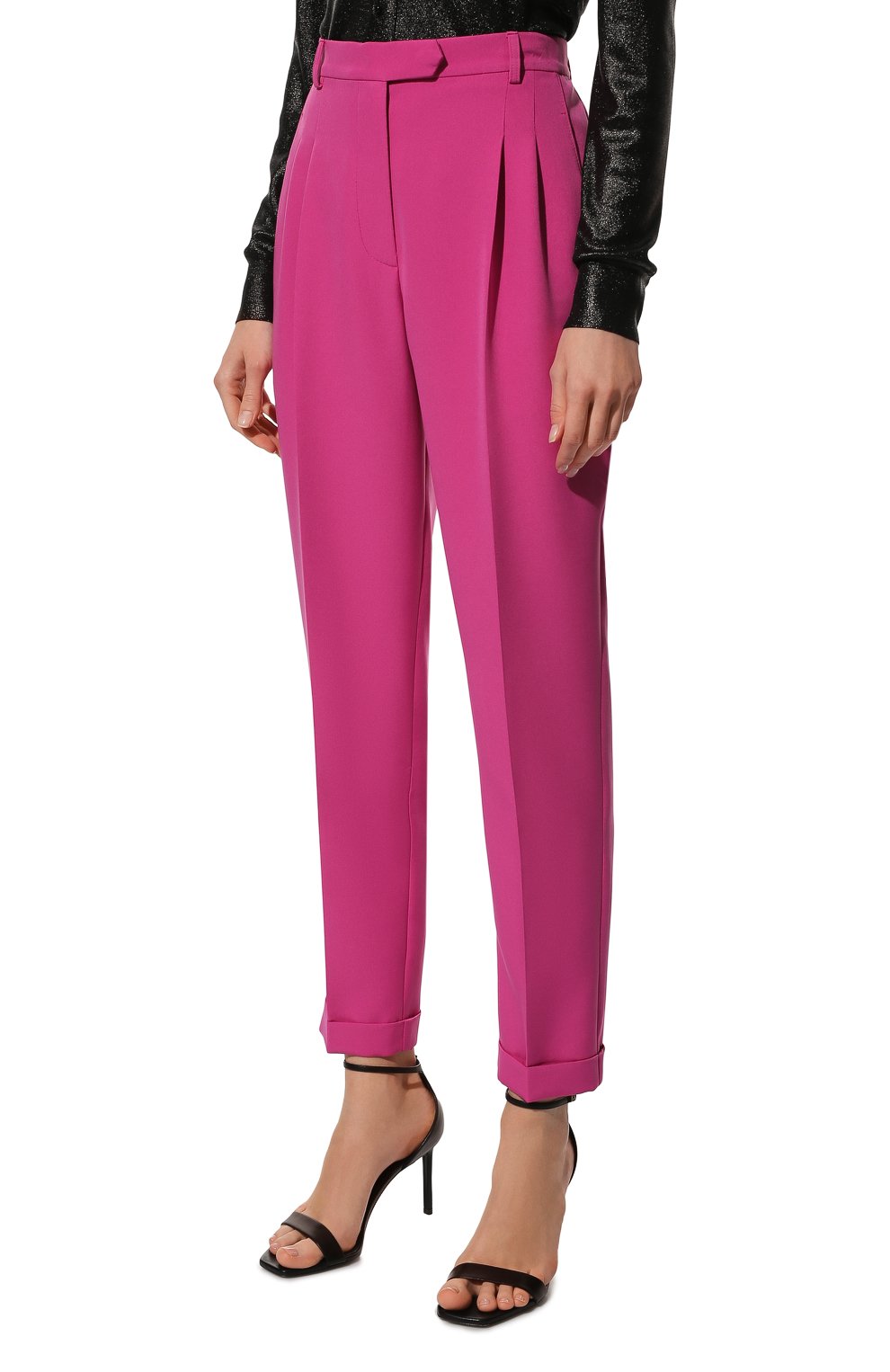 Брюки из вискозы SEVEN LAB фуксия цвета по цене 16800 руб., арт. PB fuchsia, фото 3 Брюки из вискозы SEVEN LAB, арт. PB fuchsia, фото 3