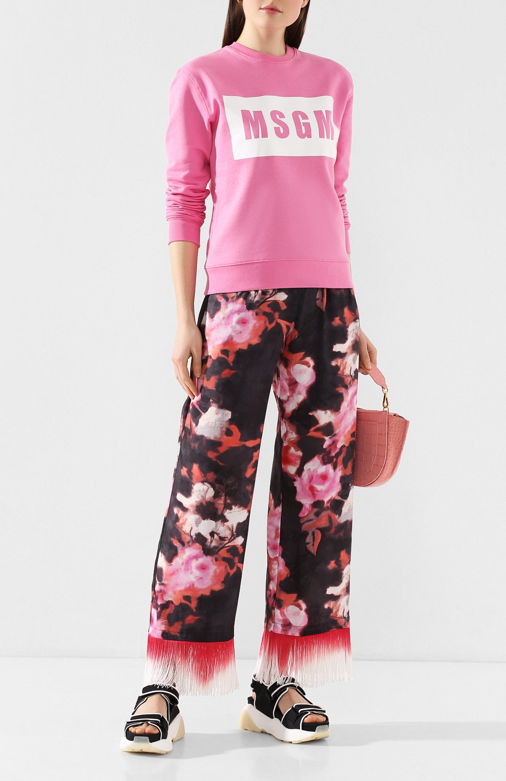 Хлопковый свитшот MSGM, арт. 2841MDM96 207299, фото 2