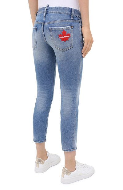 Джинсы DSQUARED2 синего цвета по цене 44300 руб., арт. S75LB0369/S30662, фото 4 Джинсы DSQUARED2, арт. S75LB0369/S30662, фото 4