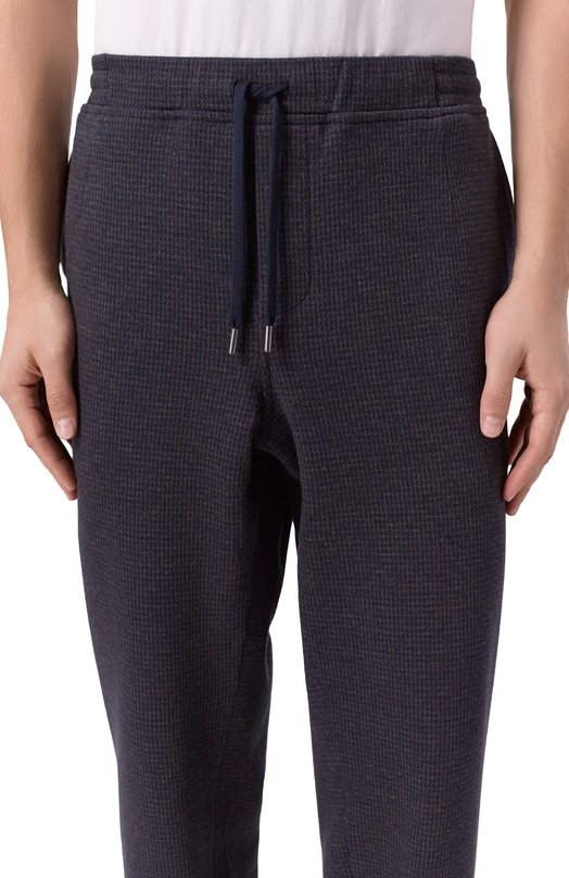 Хлопковые брюки Andrea Campagna 19M703.SZ00.CAMP./56 Синий  19M703.SZ00.CAMP./56 Фото 5
