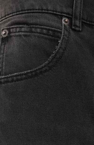 Джинсы BALMAIN темно-серого цвета по цене 87650 руб., арт. DH1MI043/DE68, фото 5 Джинсы BALMAIN, арт. DH1MI043/DE68, фото 5