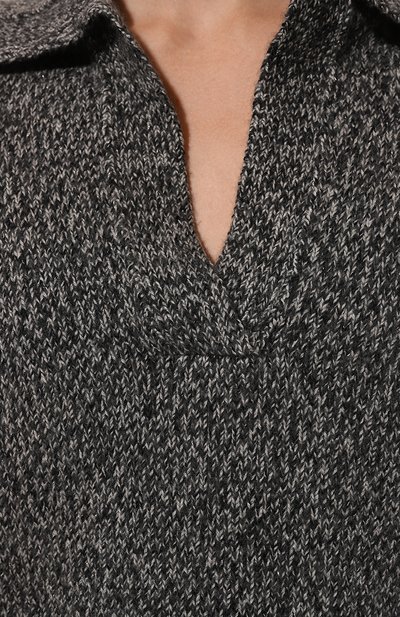 Свитер из шерсти и вискозы LORENA ANTONIAZZI серого цвета по цене 72600 руб., арт. I24145VM30A/3002, фото 5 Свитер из шерсти и вискозы LORENA ANTONIAZZI, арт. I24145VM30A/3002, фото 5