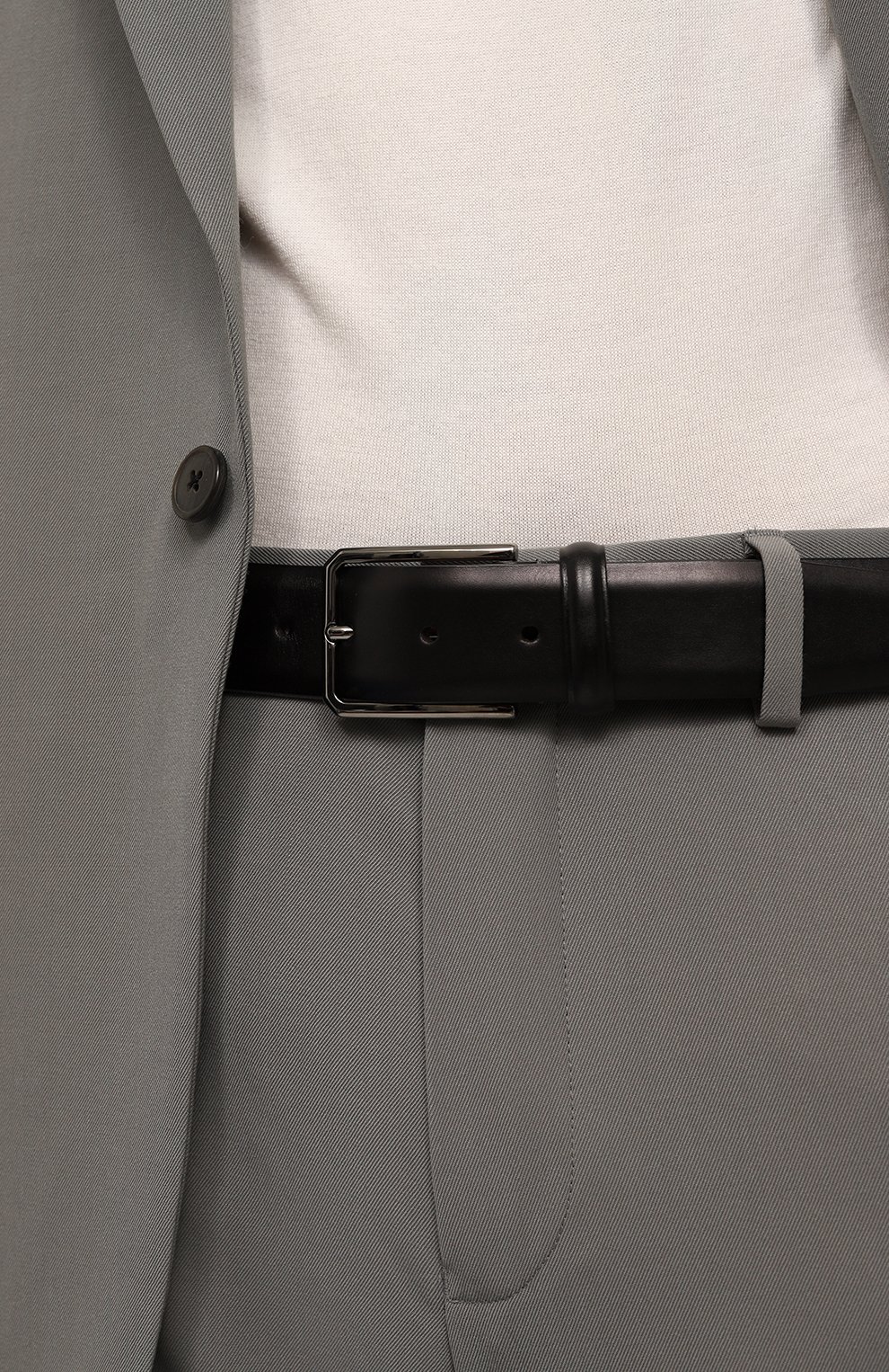 Кожаный ремень SANTONI, арт. CM35VS003B91GVVDN50, фото 2