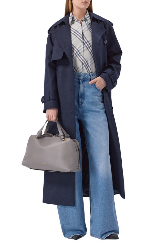 Хлопковая рубашка Burberry 8120512 Серый  8120512 Фото 2