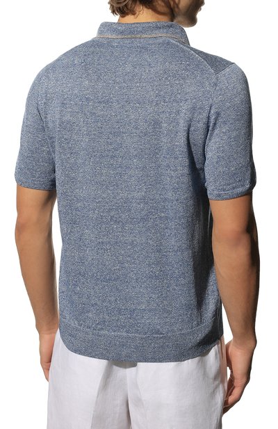 Поло изо льна и хлопка FIORONI, арт. MK24701C2, фото 4