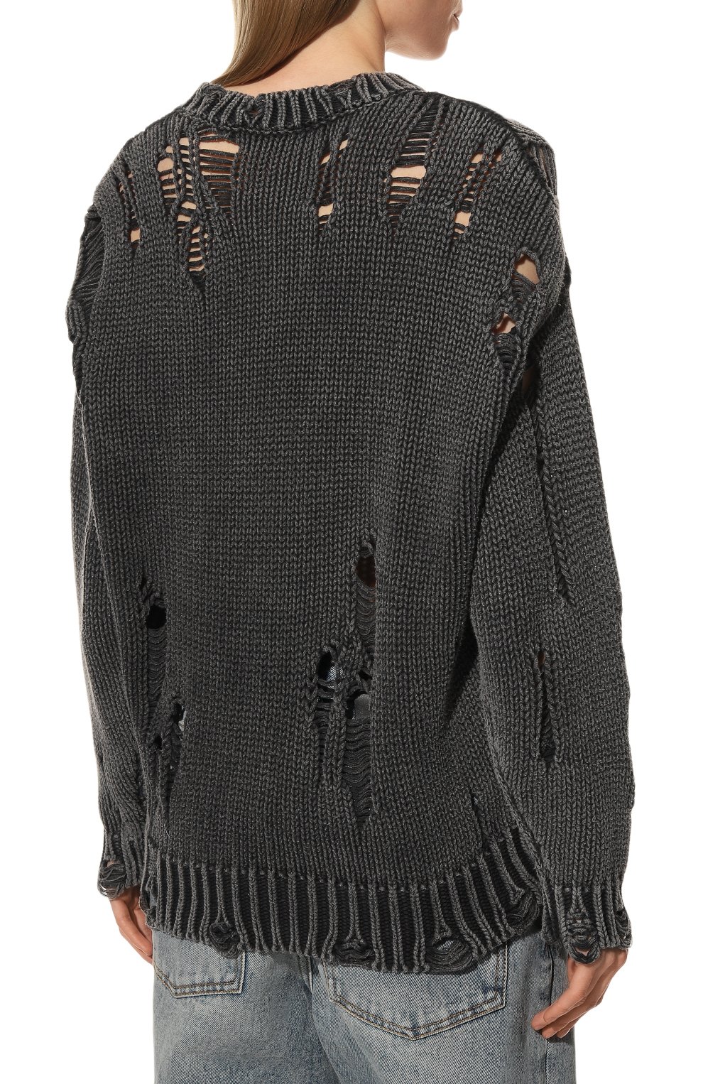 Хлопковый пуловер R13, арт. R13WY089-Y054B, фото 4