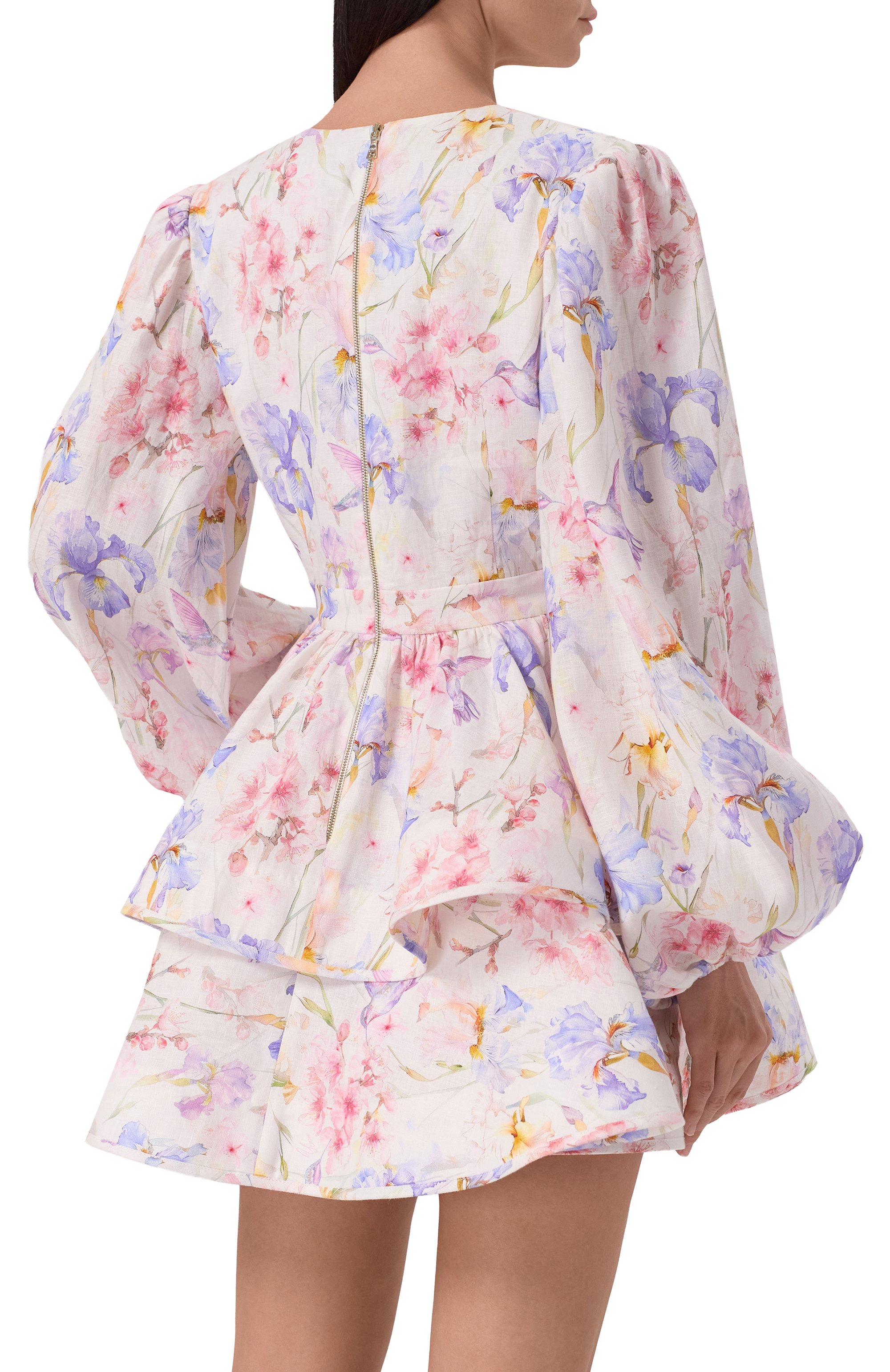 Льняное платье YVON белого цвета по цене 99800 руб., арт. 0 250001, фото 4 Льняное платье YVON, арт. 0 250001, фото 4