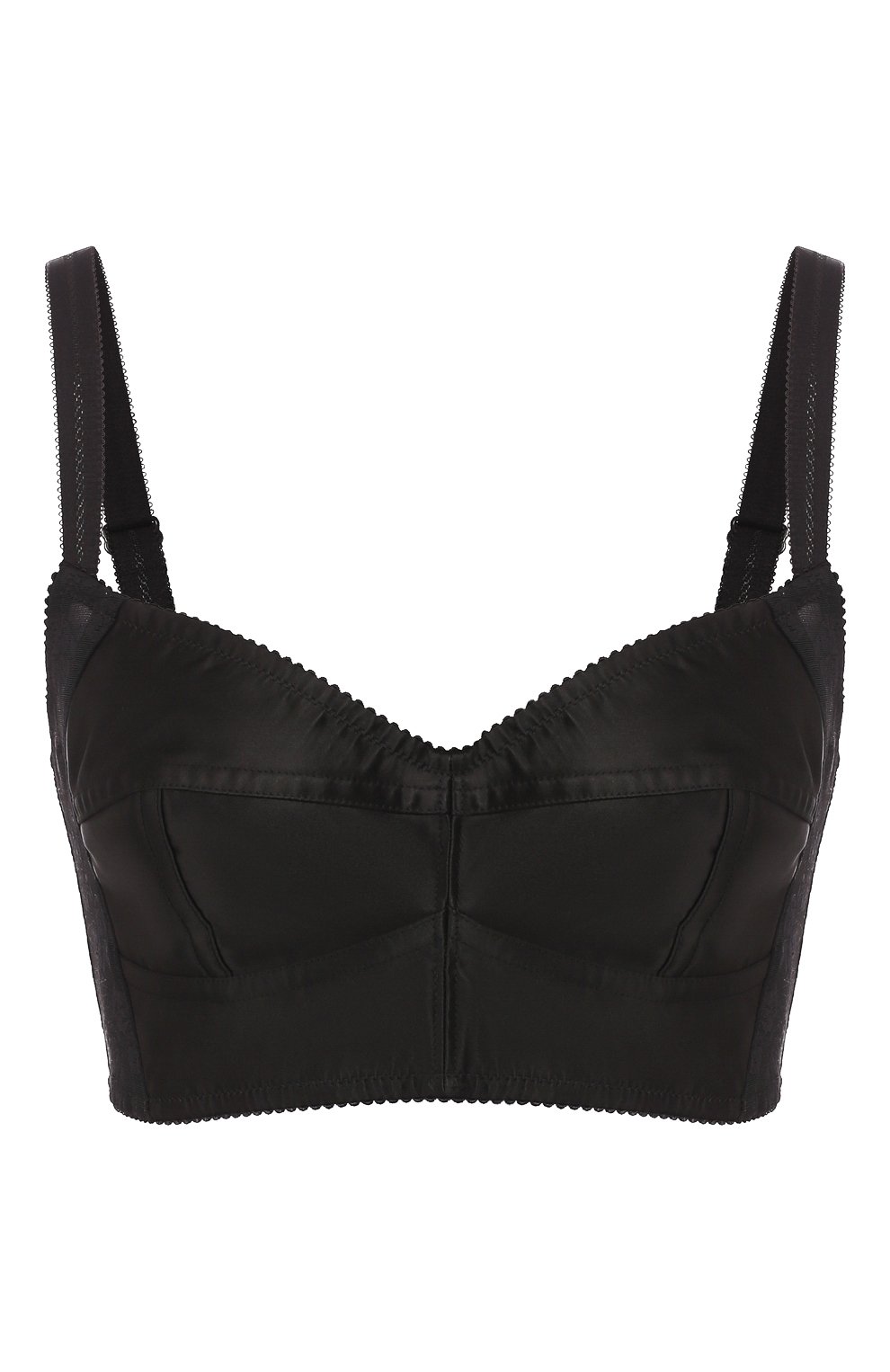 Топ-бюстье DOLCE & GABBANA черного цвета по цене 62100 руб., арт. F7T18T/G9921, фото 1 Топ-бюстье DOLCE & GABBANA, арт. F7T18T/G9921, фото 1