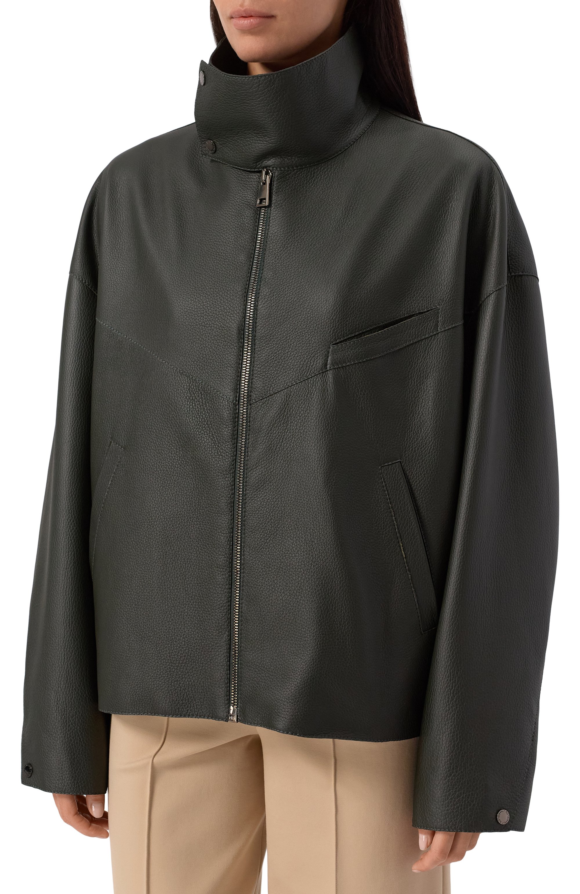 Кожаная куртка MASLOV, арт. Z017, фото 3