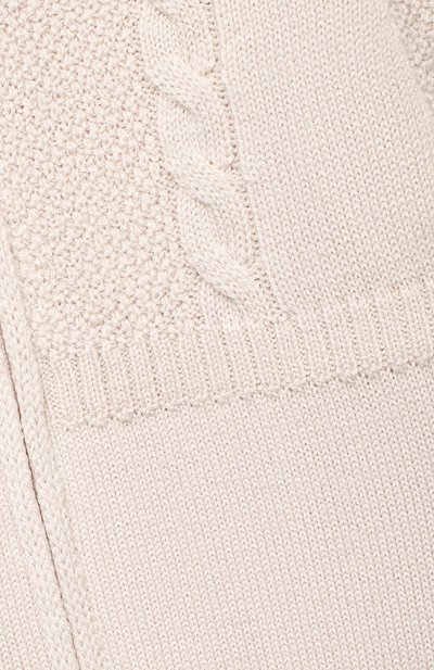 Шерстяной комбинезон BABY T бежевого цвета по цене 10650 руб., арт. 20AI031TZ/1M-12M, фото 3 Шерстяной комбинезон BABY T, арт. 20AI031TZ/1M-12M, фото 3