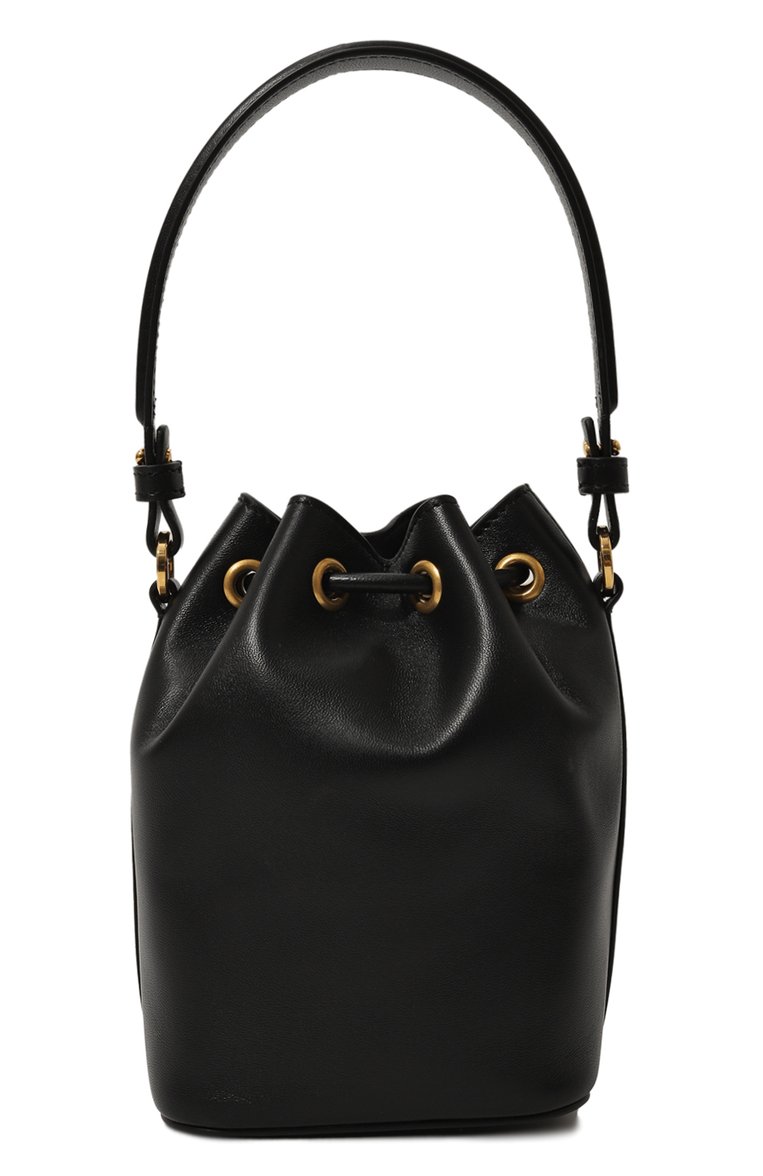 Женская сумка vlogo mini VALENTINO черного цвета, арт. 5W2P0Z44/VNL | Фото 6 (Материал: Натуральная кожа; Ремень/цепочка: На ремешке; Размер: mini)