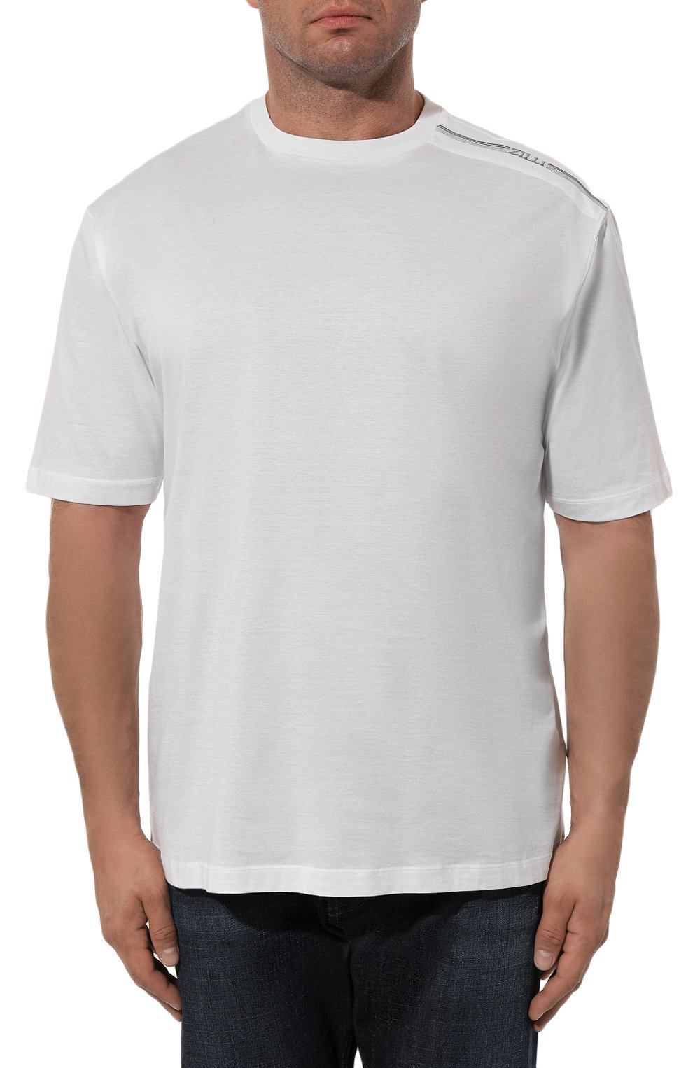 Хлопковая футболка ZILLI, арт. TSR001M0110VFST00/62, фото 3
