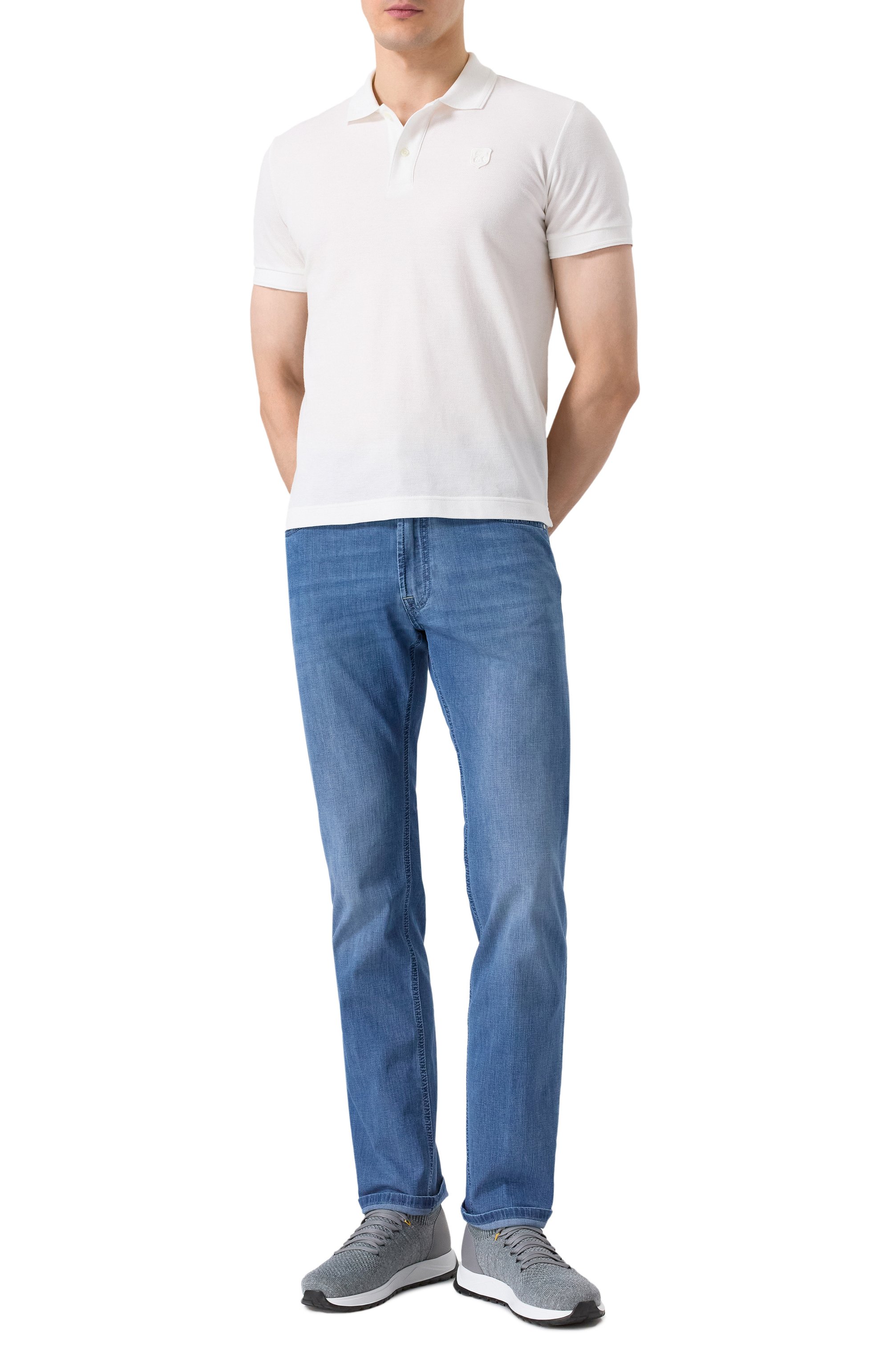 Хлопковое поло CORNELIANI, арт. 25G570-2525045, фото 2