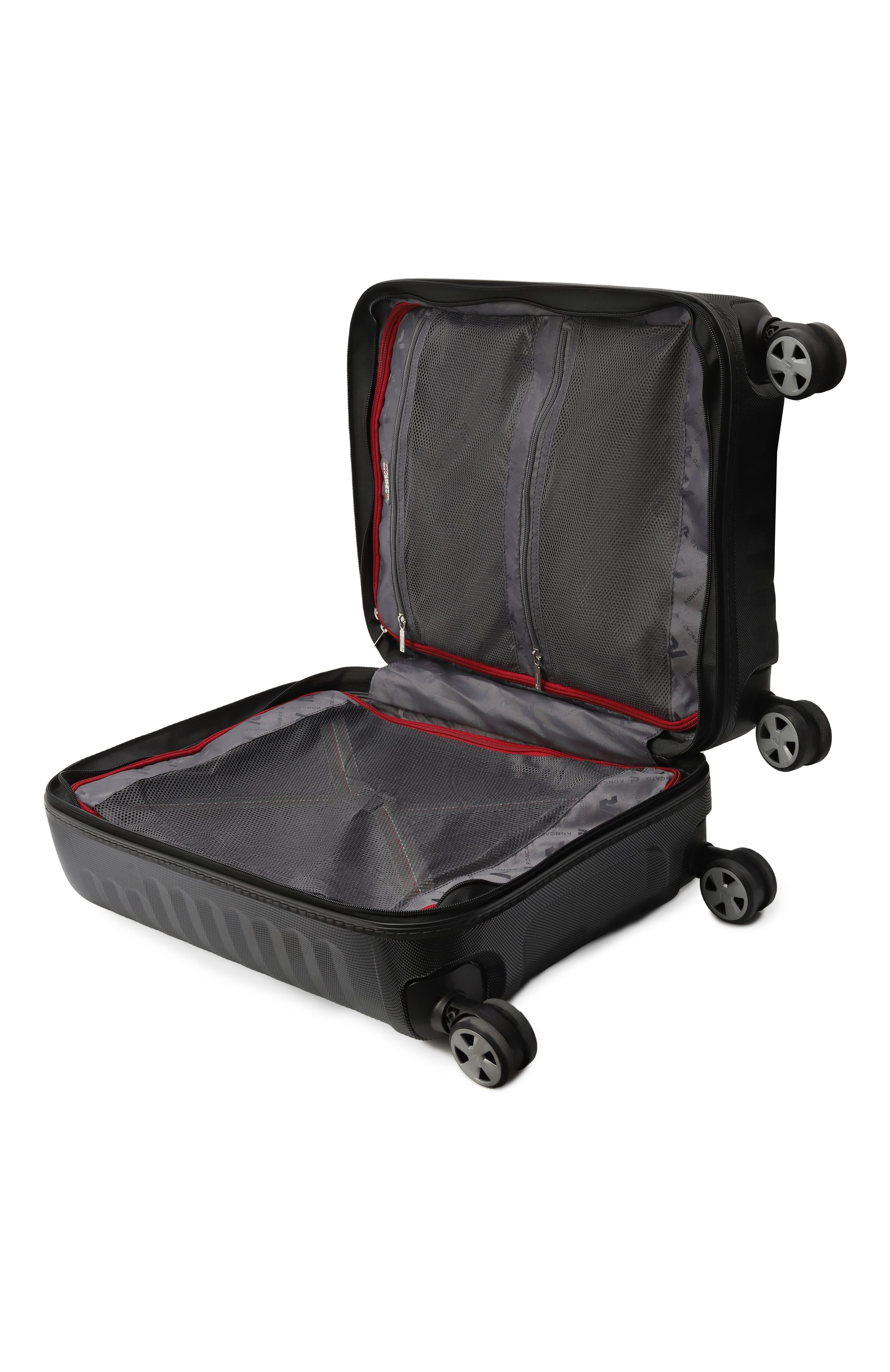 Чемодан double pr RONCATO черного цвета по цене 58900 руб., арт. 5147-0401, фото 4 Чемодан double pr RONCATO, арт. 5147-0401, фото 4