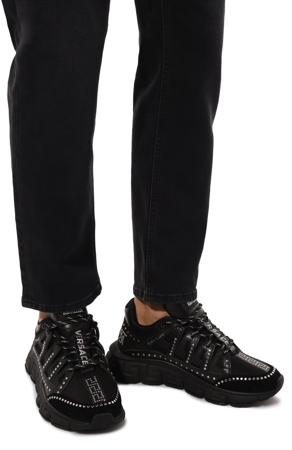 Текстильные кроссовки trigreca VERSACE, арт. DSU8094/1A05500, фото 3