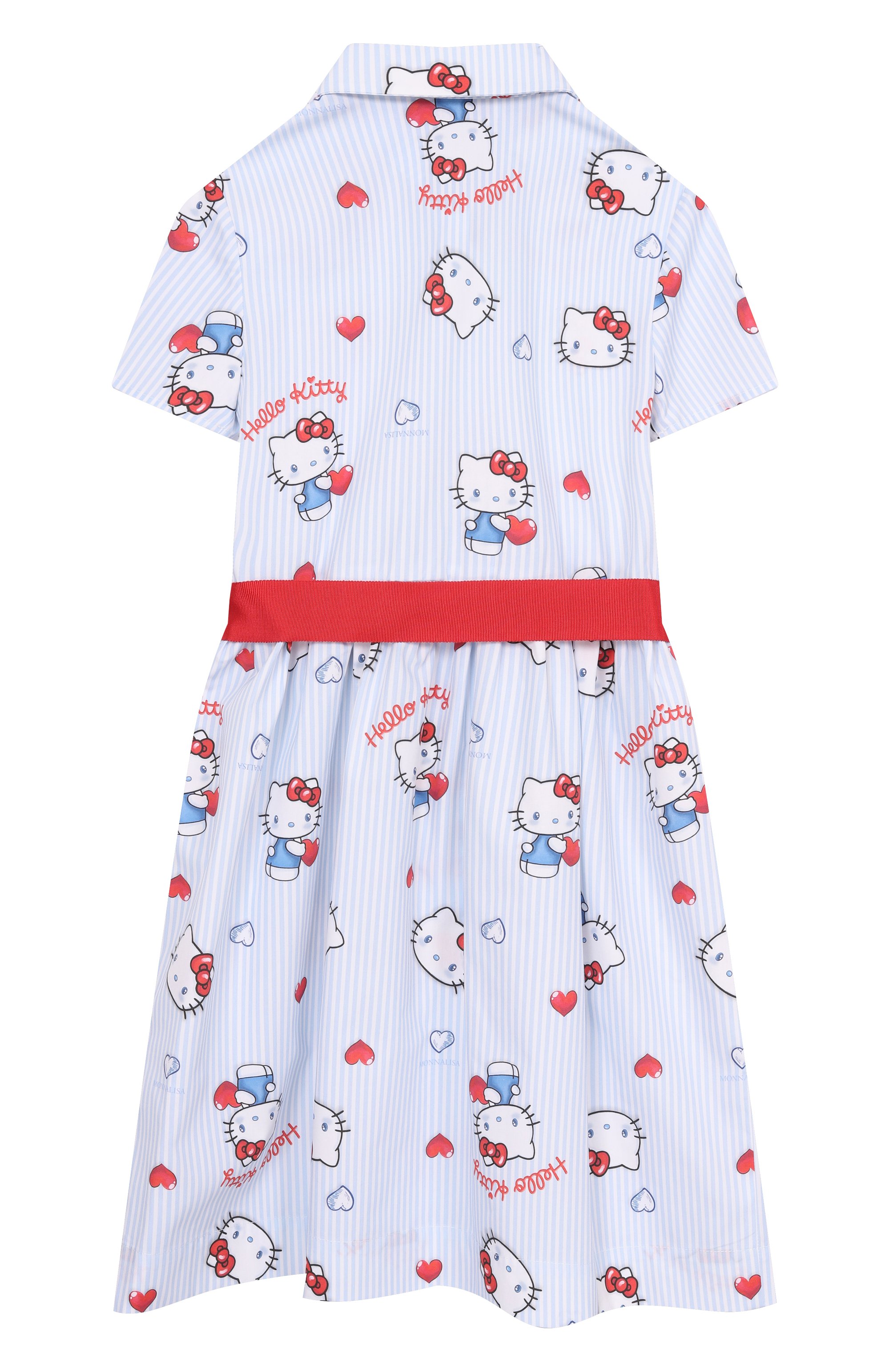 Хлопковое платье-рубашка MONNALISA, арт. 11G918, фото 2