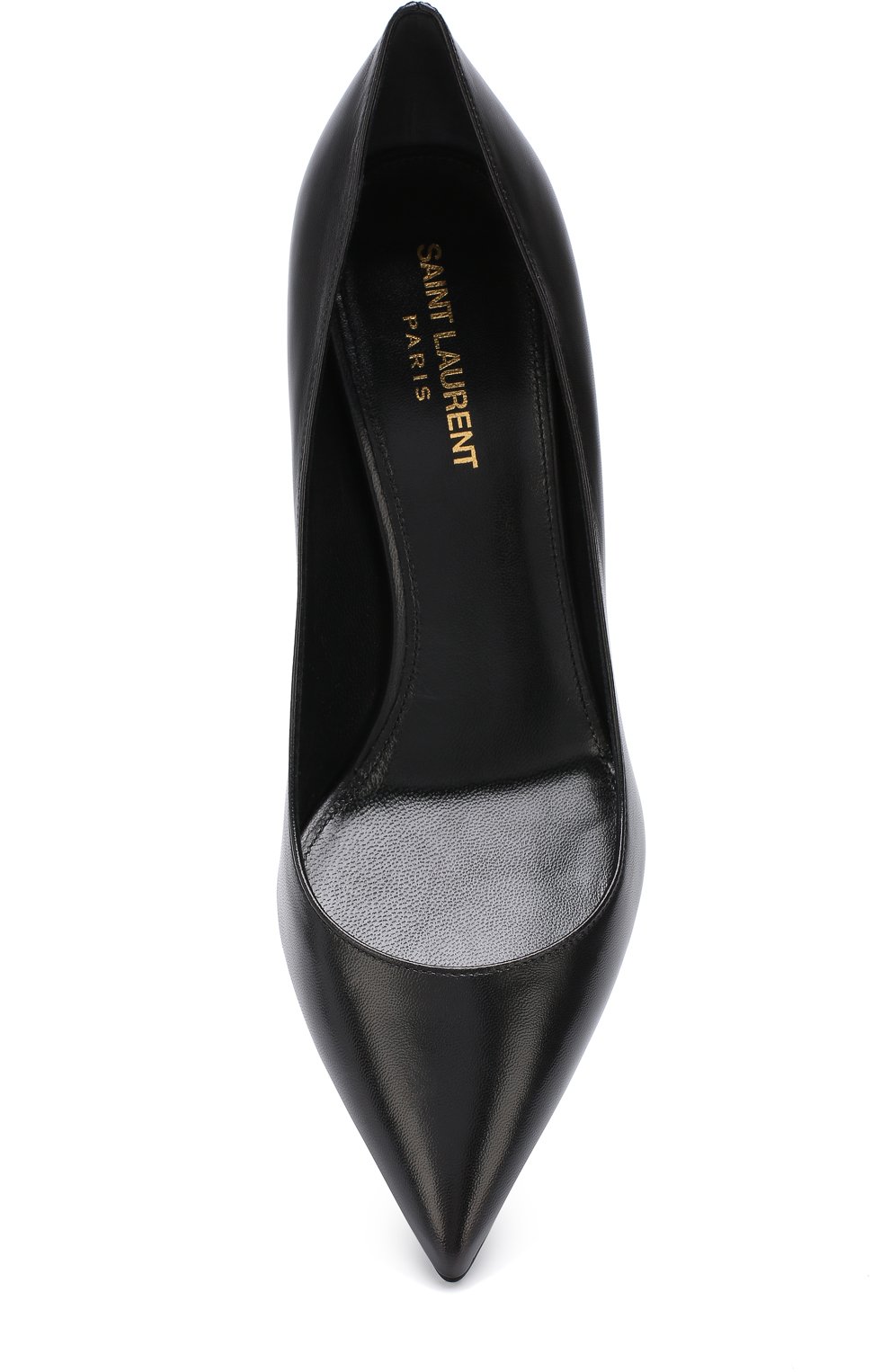 Кожаные туфли opyum на фигурной шпильке SAINT LAURENT, арт. 484160/AKPTT, фото 5