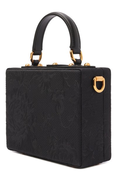 Сумка dolce box DOLCE & GABBANA черного цвета по цене 786500 руб., арт. BB5970/CZ197, фото 4 Сумка dolce box DOLCE & GABBANA, арт. BB5970/CZ197, фото 4