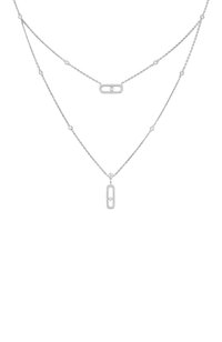 Колье MESSIKA бесцветного цвета по цене 663000 руб., арт. 08852-WG, фото 1 Колье MESSIKA, арт. 08852-WG, фото 1