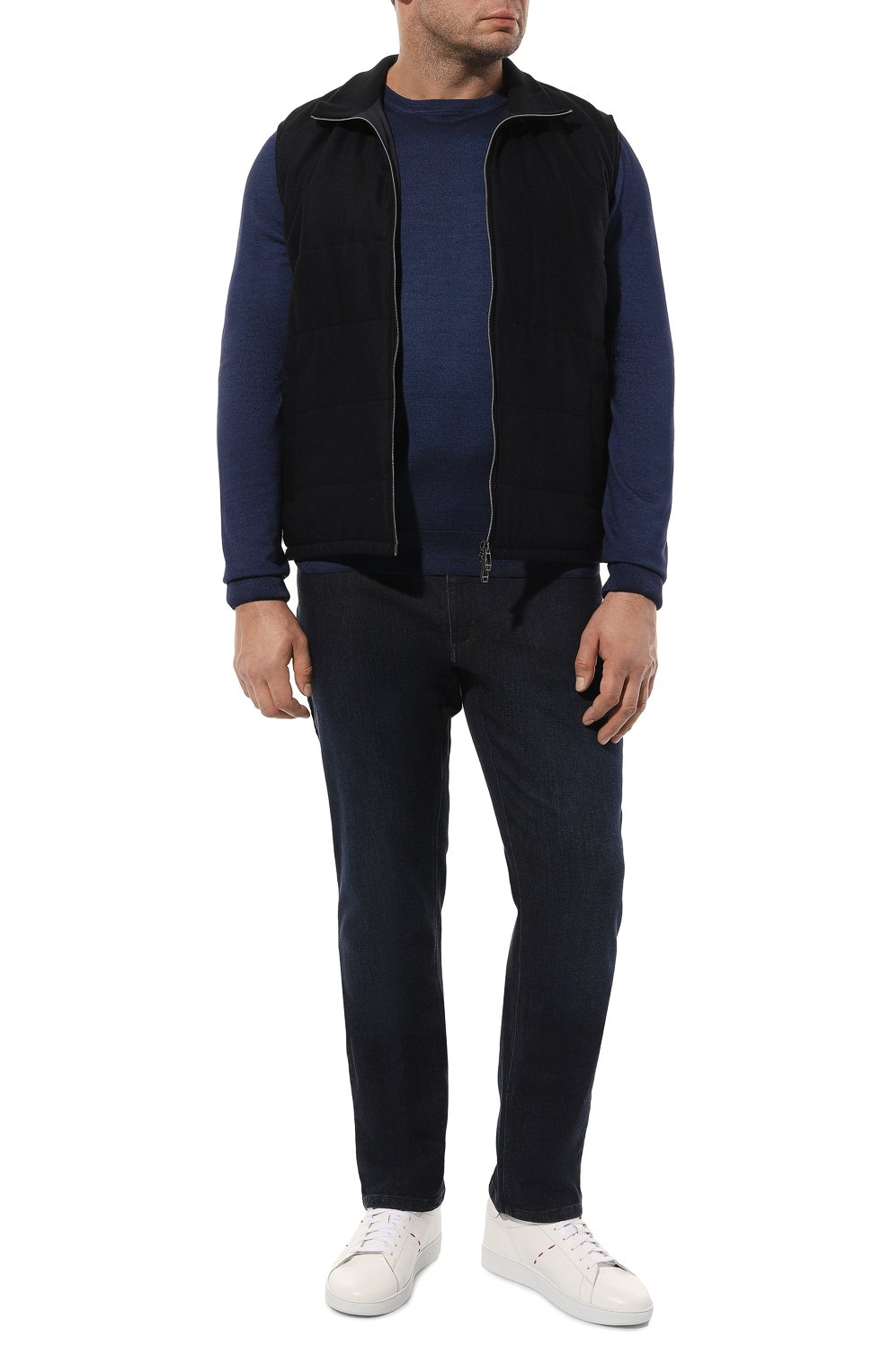 Джемпер из шерсти и шелка CANALI, арт. C0480B/MX01165, фото 2