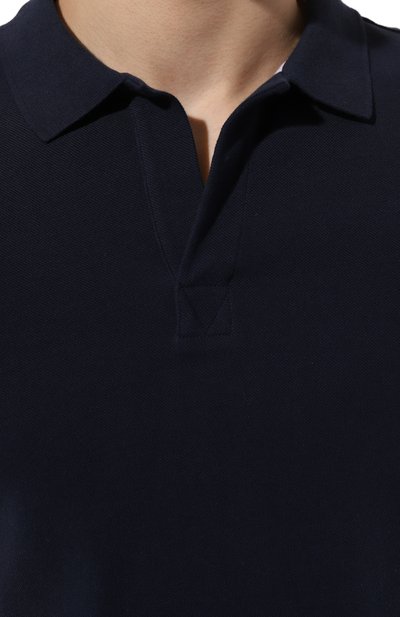 Хлопковое поло VILEBREQUIN темно-синего цвета по цене 17050 руб., арт. PALATIN/H2N00, фото 5 Хлопковое поло VILEBREQUIN, арт. PALATIN/H2N00, фото 5
