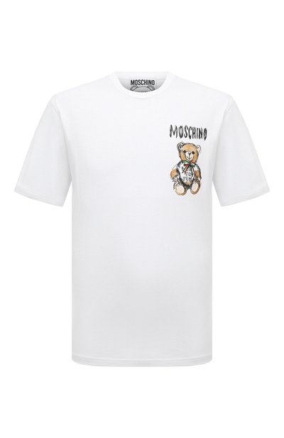 Мужская хлопковая футболка MOSCHINO, арт. V0716/0241