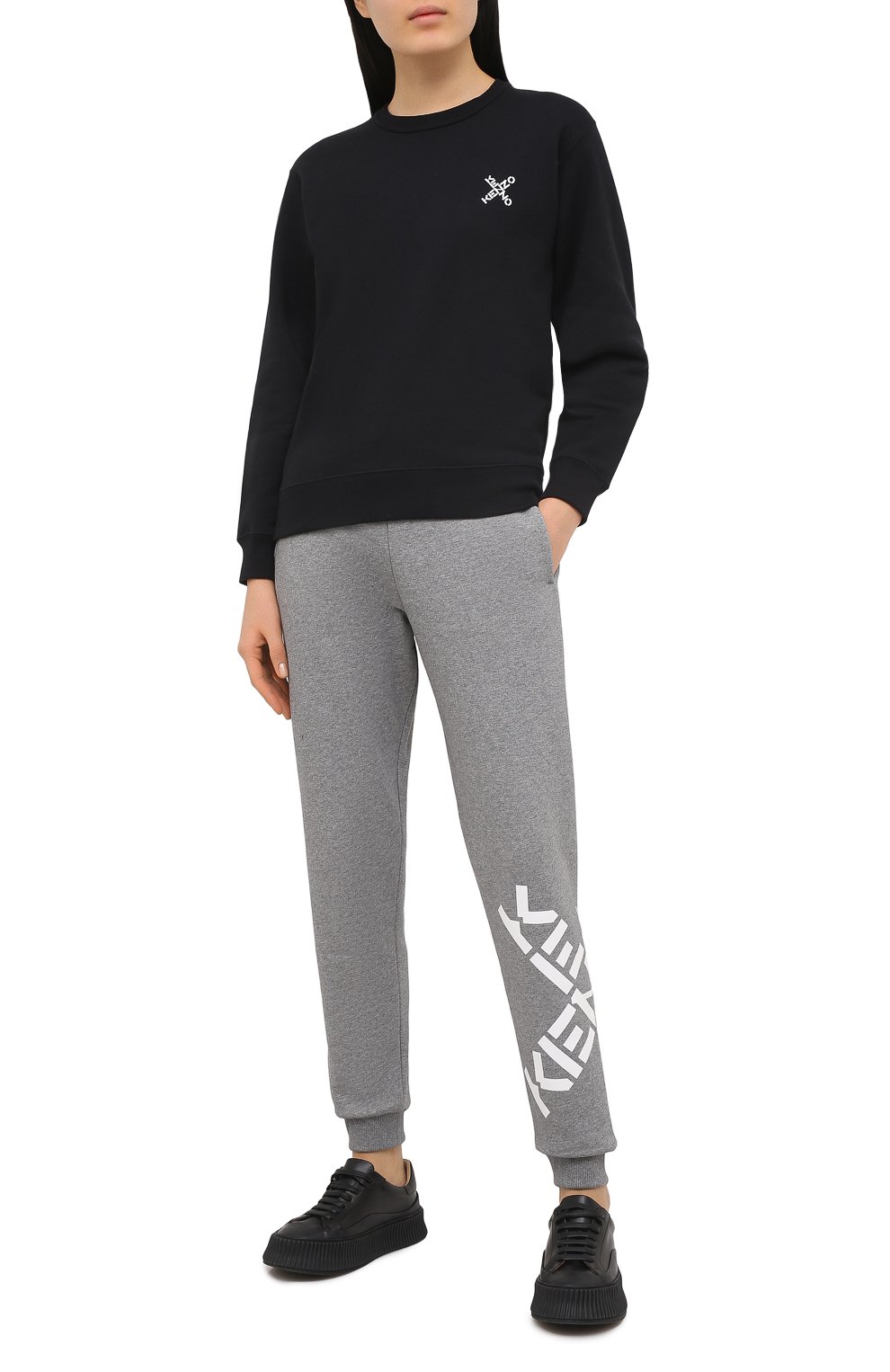 Хлопковый свитшот kenzo sport KENZO, арт. FA62SW8204MS, фото 2