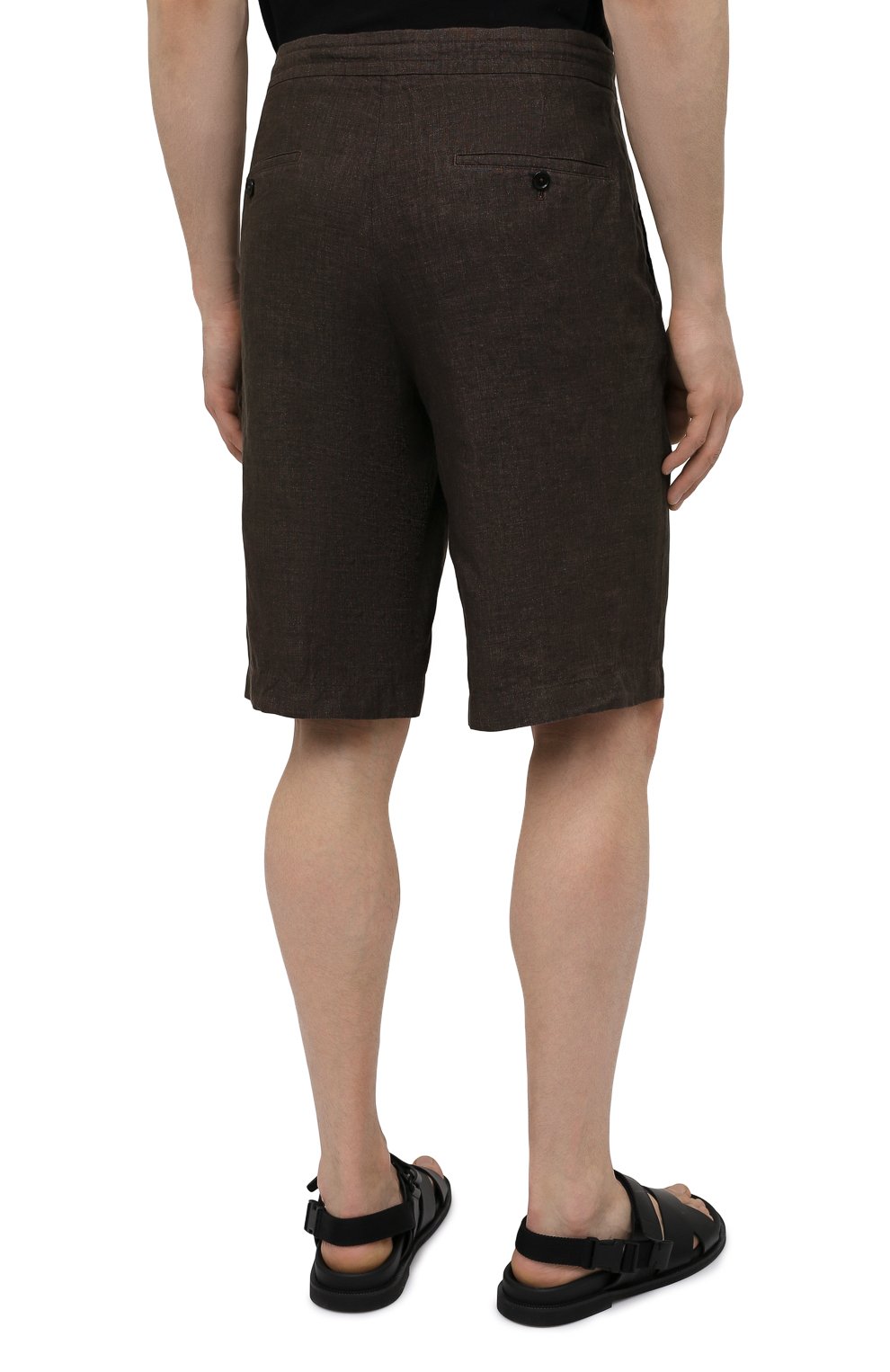 Льняные шорты ZEGNA, арт. UUI32/TB11, фото 4