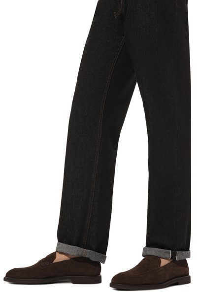 Замшевые пенни-лоферы DOUCAL'S, арт. DU3294SAL0UF106TM23, фото 3