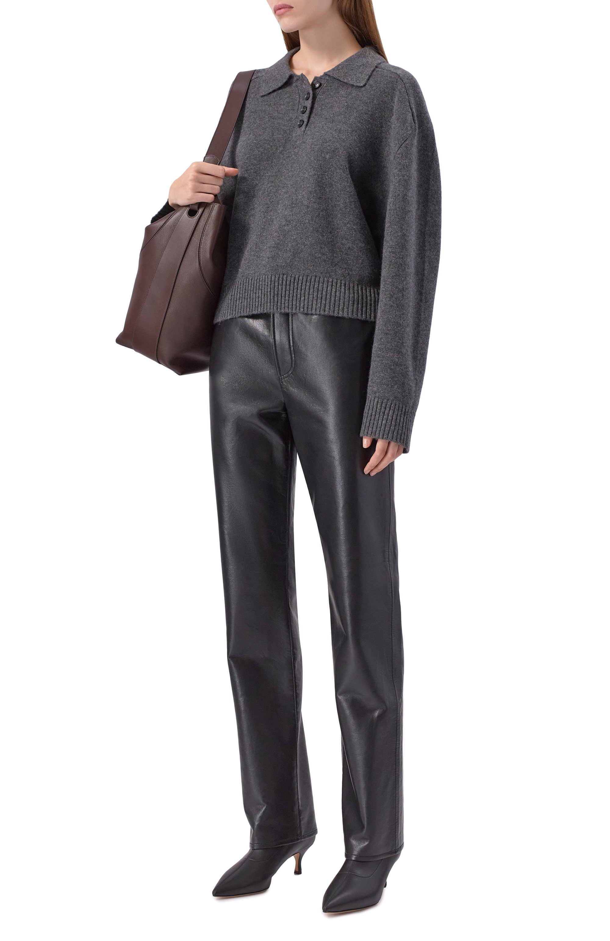 Кашемировое поло LOULOU DE SAISON, арт. H0MERE LDS, фото 2