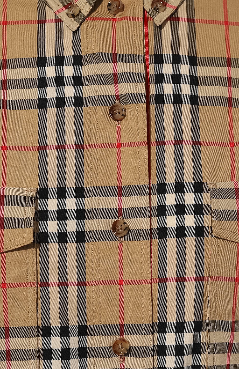 Хлопковая рубашка BURBERRY, арт. 8083146, фото 5