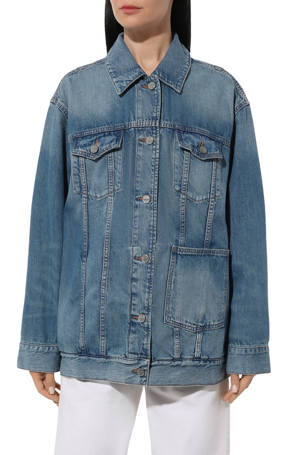 Джинсовая куртка GANNI, арт. J1373, фото 3